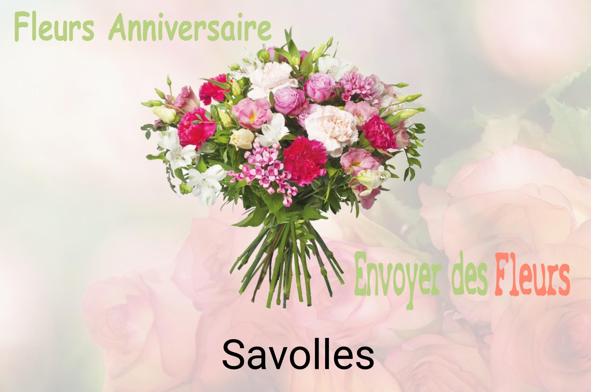Bouquet de fleurs d’anniversaire livré à Savolles